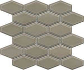 Emser Tile Reward Series F27REWATA1011MHW Porcelain Mosaic Tile, 11 in L Tile, 10 in W Tile, Pressed Edge, Taupe